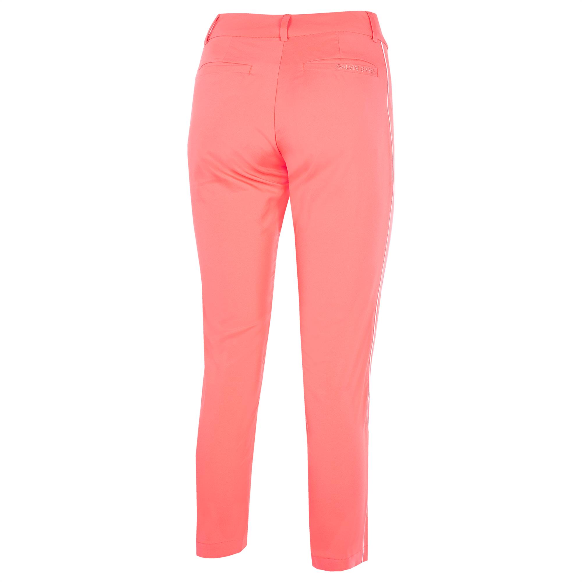 Galvin Green Nicole Ladies Golf Trousers Coral/Cool Grey